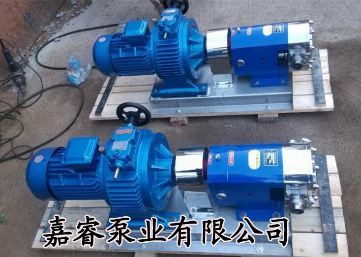 發(fā)往遼寧轉(zhuǎn)子泵 食品級TLB凸輪轉(zhuǎn)子泵 巧克力泵 嘉睿 容積泵