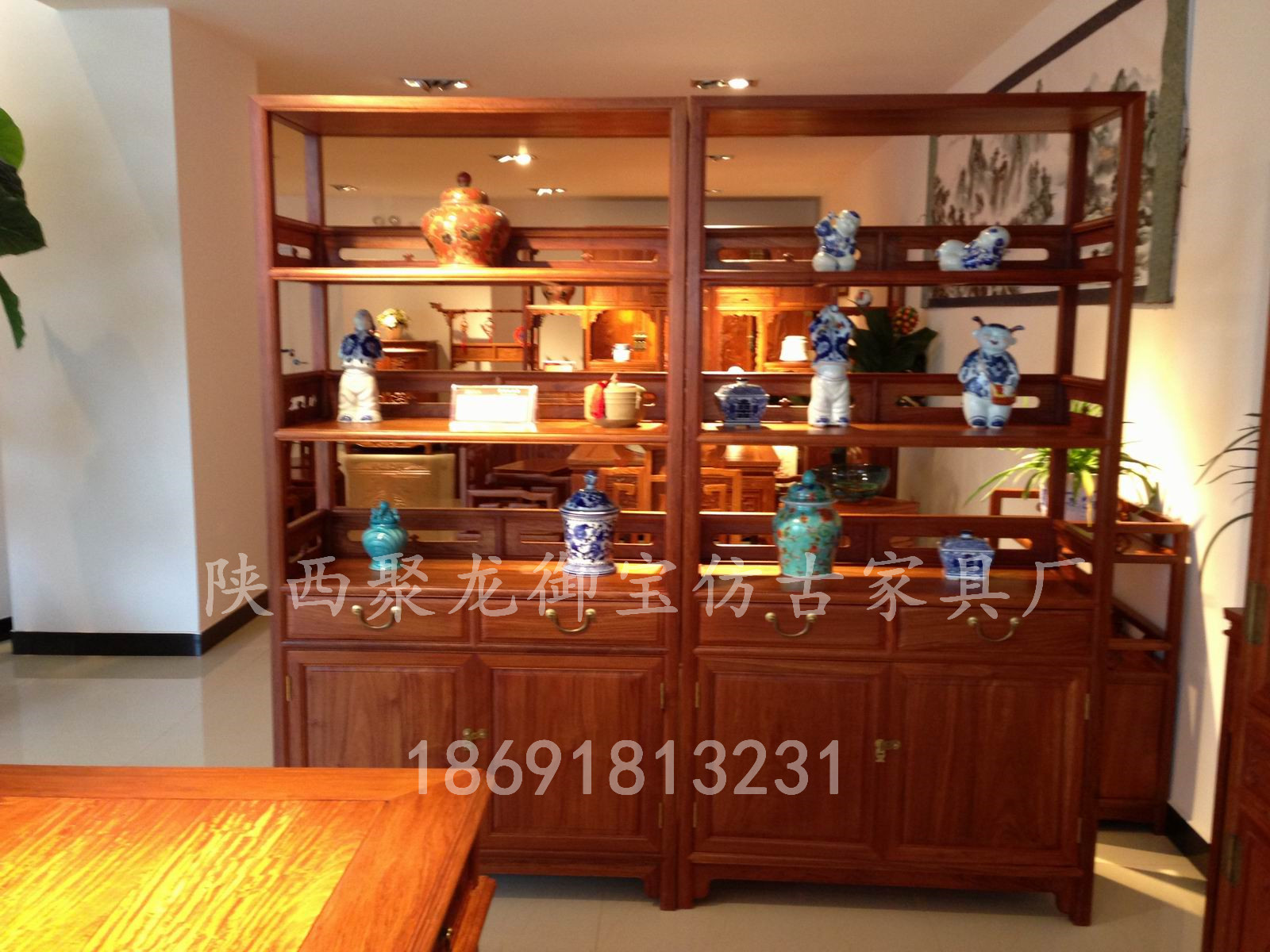 榆木博古架圖片/榆木博古架樣板圖 (2)