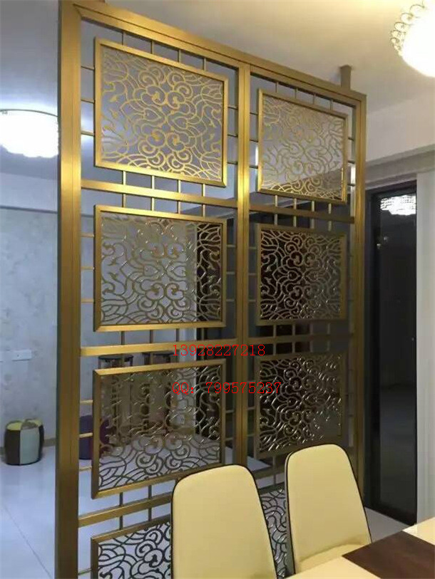 玫瑰金不銹鋼屏風(fēng)圖片/玫瑰金不銹鋼屏風(fēng)樣板圖 (1)