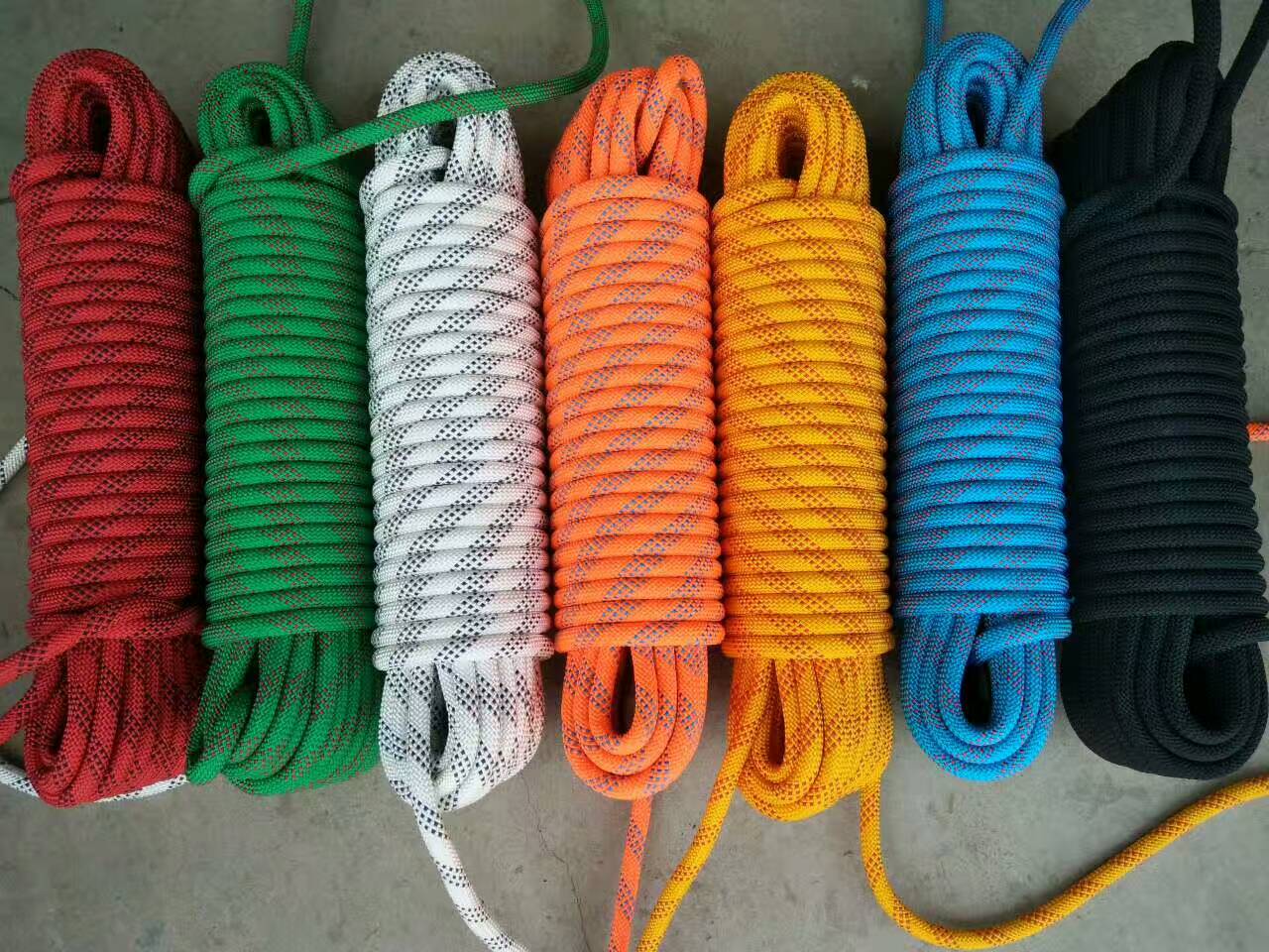 惠民田冉編織繩 尼龍編織繩 登山繩 攀爬繩 生產(chǎn)批發(fā)