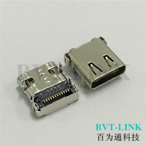 USB C TYPE移動(dòng)電源母座圖片/USB C TYPE移動(dòng)電源母座樣板圖 (3)