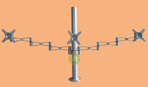 三屏显示器支架显示器底座显示器桌面支架 CY302