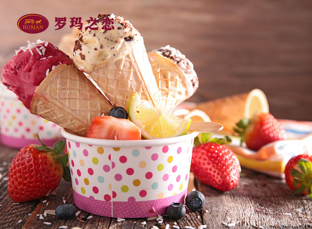 羅馬之戀冰淇淋，人氣十足的賺錢品圖片