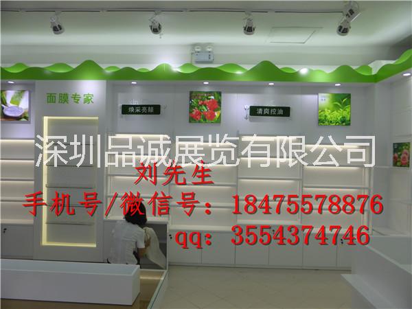 美化妝品展示柜玻璃飾品柜精品柜臺(tái)圖片
