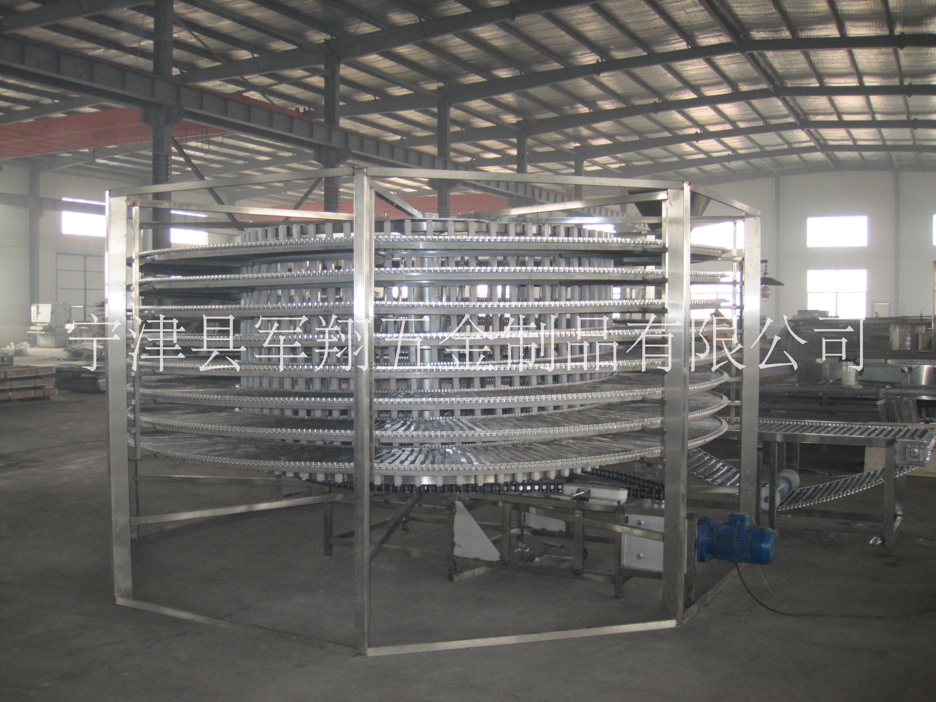 餅干冷卻用旋轉(zhuǎn)塔型輸送帶特價銷售圖片