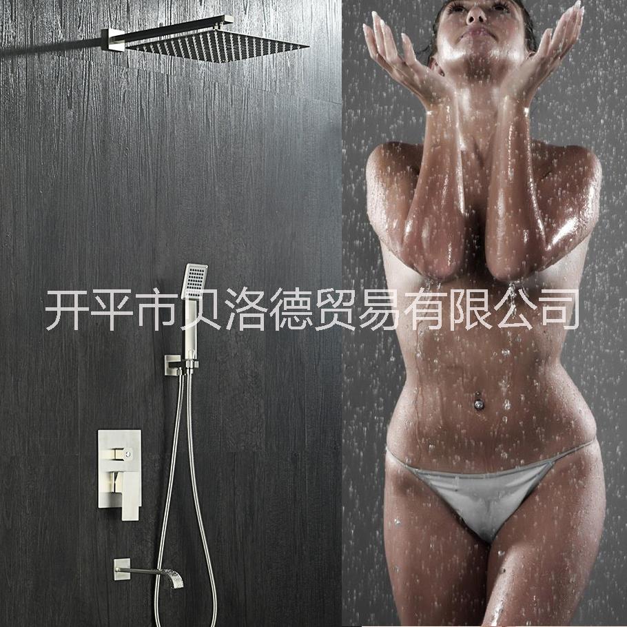 綺美斯不銹鋼方形功能花灑淋浴套裝圖片/綺美斯不銹鋼方形功能花灑淋浴套裝樣板圖 (2)