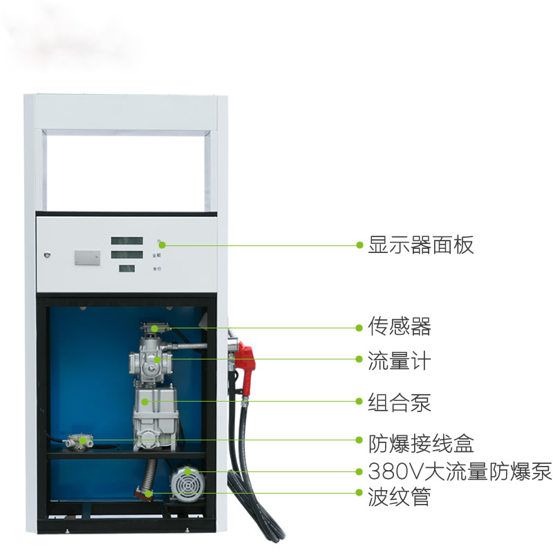 温州市防爆加油机厂家余龙 190型防爆加油机220V380V双枪双泵大流量全自动柴汽油油罐机