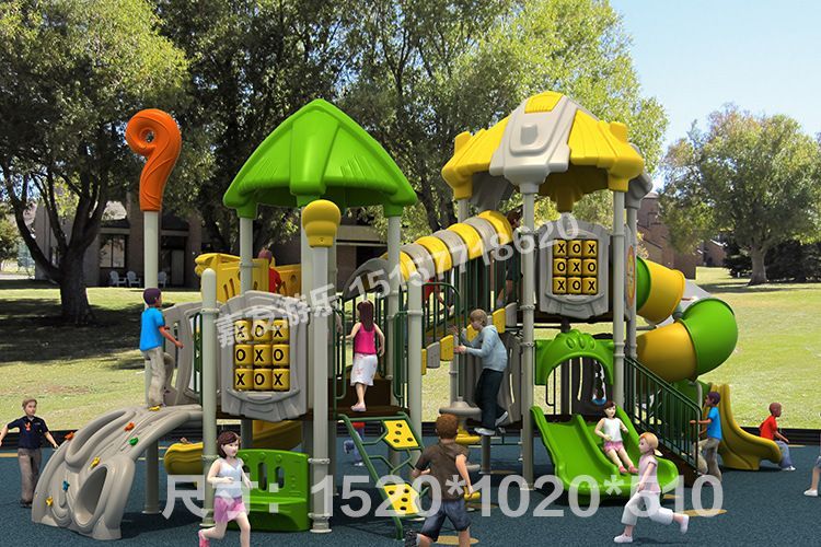 工程塑料滑梯-大型組合滑梯圖片-嘉友