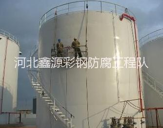河北尿素造粒塔防腐圖片