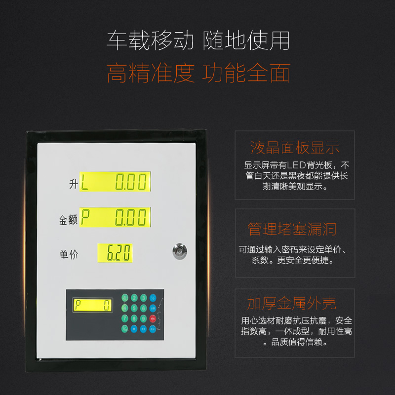 余龍 60型車載加油機(jī)12V24V高精度小型靜音*加油機(jī)220V全自動(dòng)