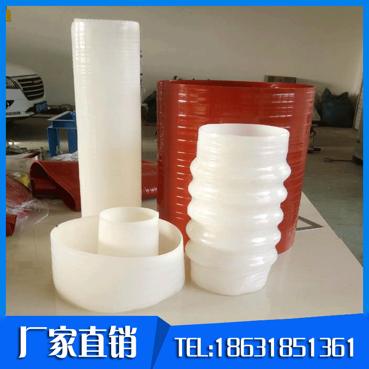 大口徑食品級硅膠管 硅膠軟連接 耐高溫波紋硅膠軟管