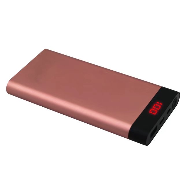 新款私模TYPE-C鋁合金數(shù)顯聚合物10000毫安移動電源