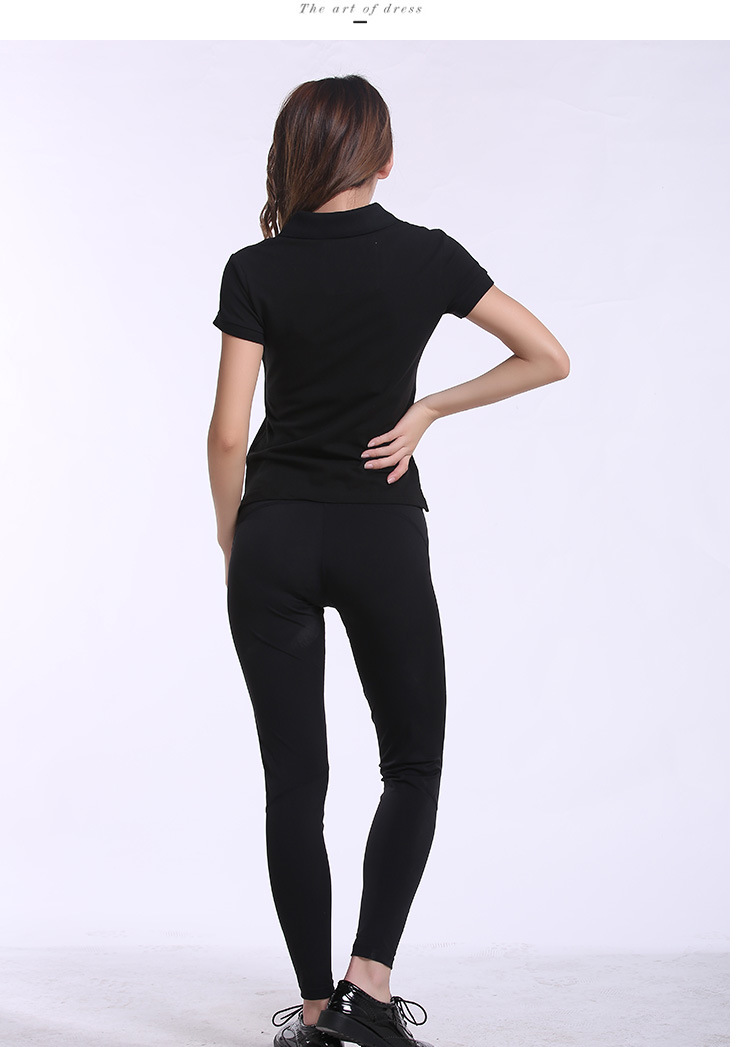 女裝翻領t恤短袖圖片/女裝翻領t恤短袖樣板圖 (2)