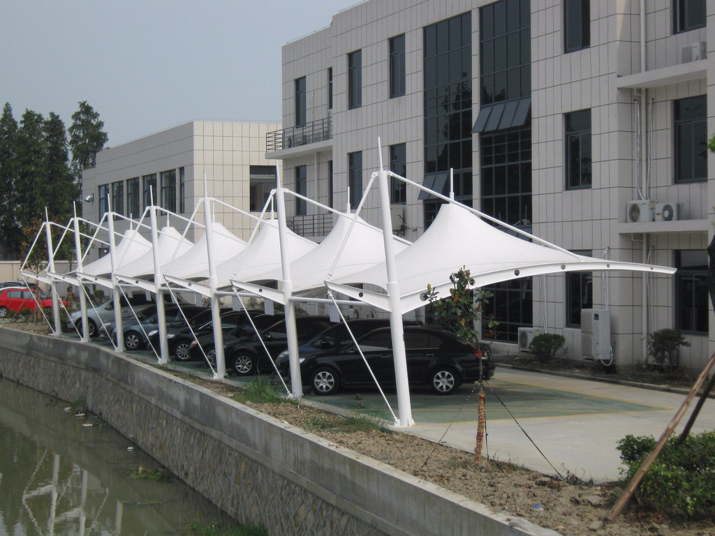 廠家承接各種膜結(jié)構(gòu)工程 遮陽棚圖片
