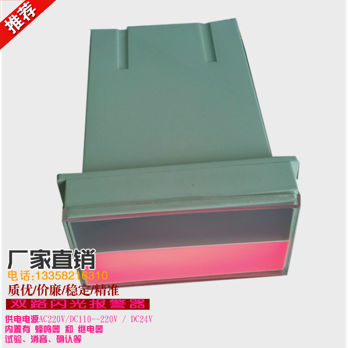 智能SAIxxs雙點2點二回路閃光報警器燈兩通道220V報警儀24V12V3V