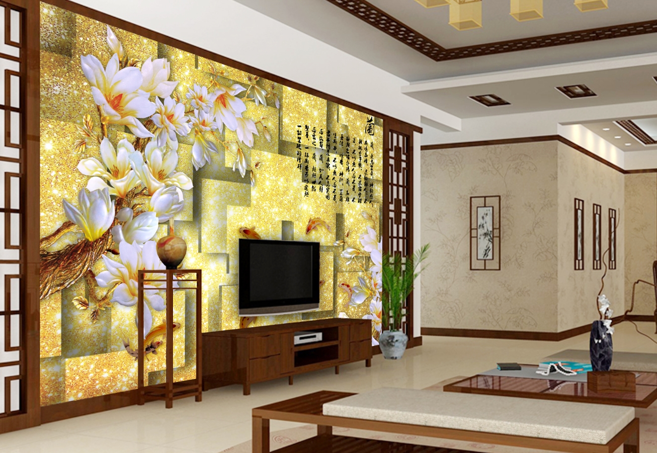 成都無(wú)縫墻畫(huà)圖片