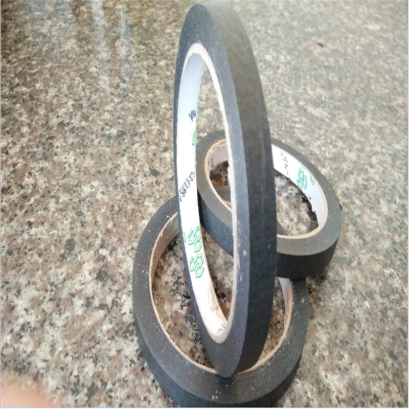 和紙膠帶 黑色美紋紙膠帶噴涂膠帶