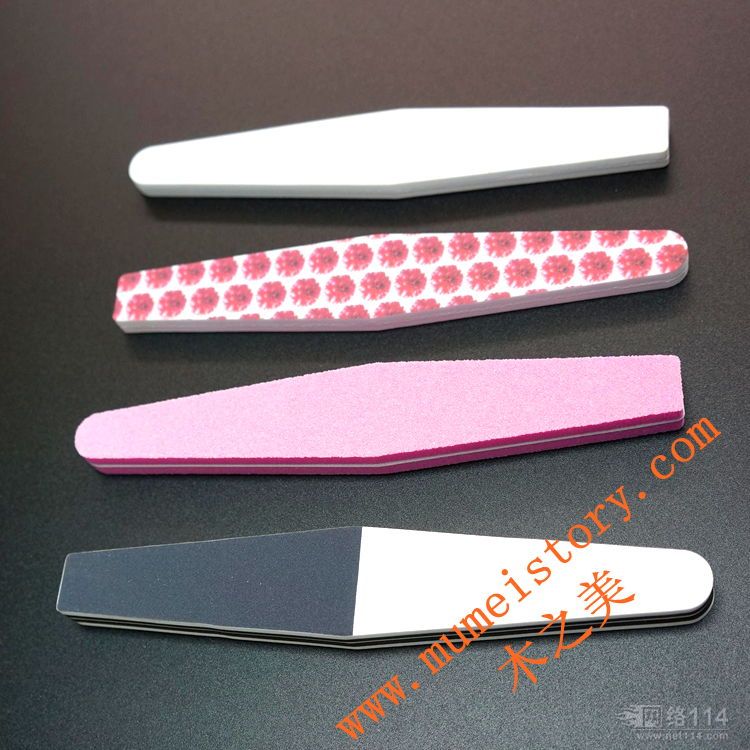 美甲工具海綿搓菱海綿挫條修甲打磨條美甲砂條搓條指甲打磨條5條