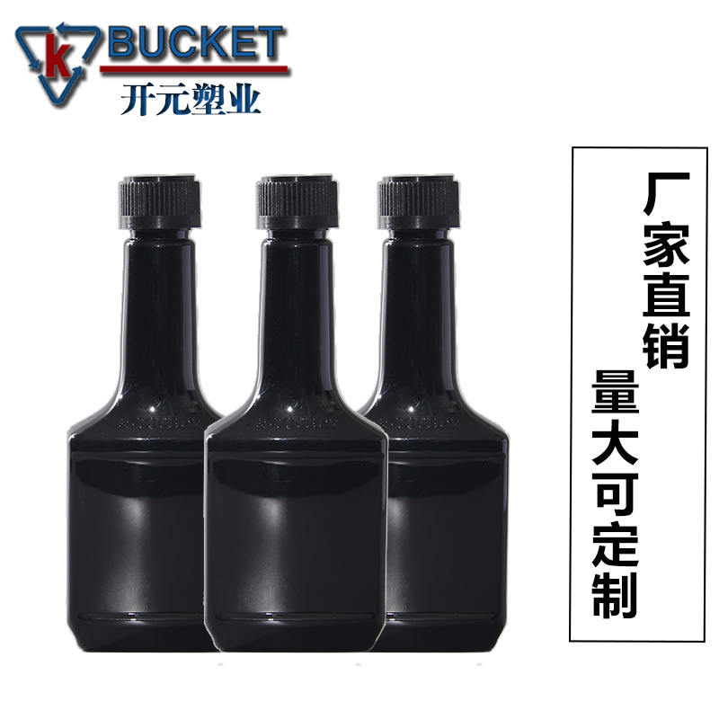 加厚PET样品瓶工厂直销汽车养护瓶工业级塑料瓶 200ml黑色塑料方瓶