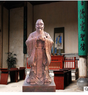 仿銅人物雕塑圖片/仿銅人物雕塑樣板圖 (2)