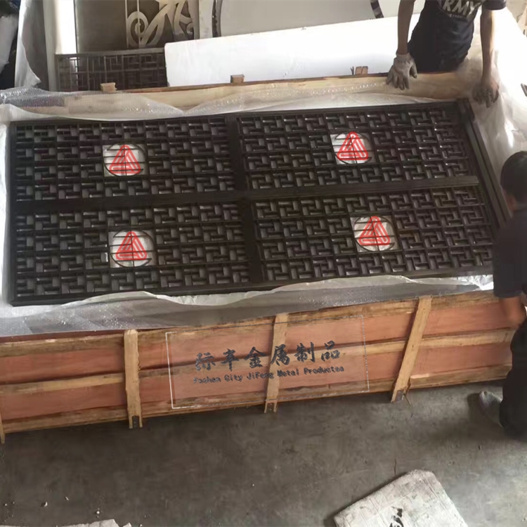 廠家定制金屬玫瑰金隔斷圖片/廠家定制金屬玫瑰金隔斷樣板圖 (4)