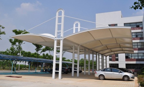 膜結(jié)構(gòu)車蓬圖片/膜結(jié)構(gòu)車蓬樣板圖 (4)