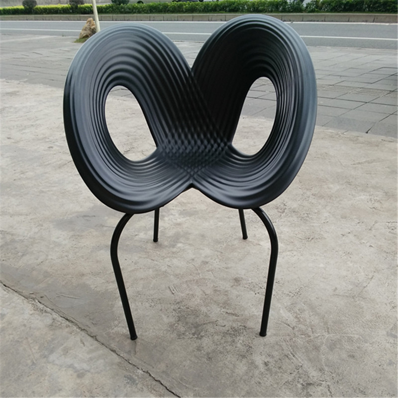 塑料椅批發(fā) 時(shí)尚鏤空塑料椅 蝴蝶椅戶(hù)外休閑咖啡椅