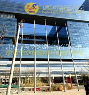 18米電動旗桿 18米不銹鋼錐形電動旗桿