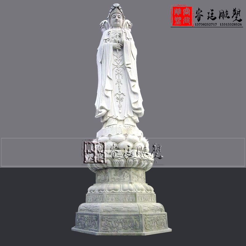 漢白玉觀音像圖片/漢白玉觀音像樣板圖 (3)