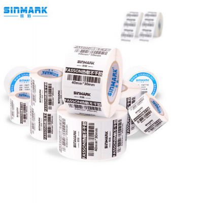 SINMARK欣碼 不干膠標(biāo)簽 熱敏紙 銅版紙 商品貨架標(biāo)簽 PET PVC 服裝吊牌