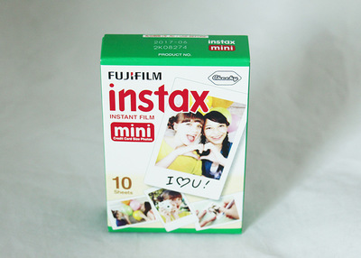 一次成像富士拍立得相機膠片白邊相紙十張每盒instax mini膠片