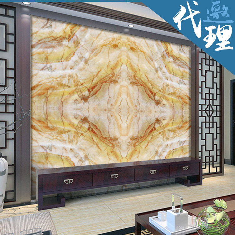圖案逼真色彩艷麗建夢背景墻