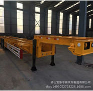 集裝箱運輸半掛車批發(fā) 45英尺骨架車 輕型半掛車 掛車廠家