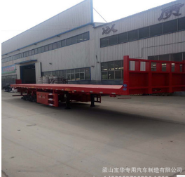 平板半掛車圖片/平板半掛車樣板圖 (4)