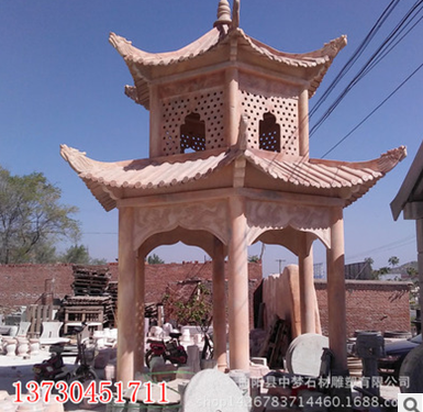 晚霞紅涼亭圖片/晚霞紅涼亭樣板圖 (2)