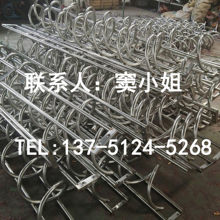 螺旋式自行車停車架圖片/螺旋式自行車停車架樣板圖 (2)