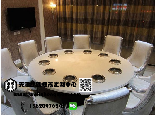 天津大理石餐桌椅  天津?qū)嵞静妥缊D片