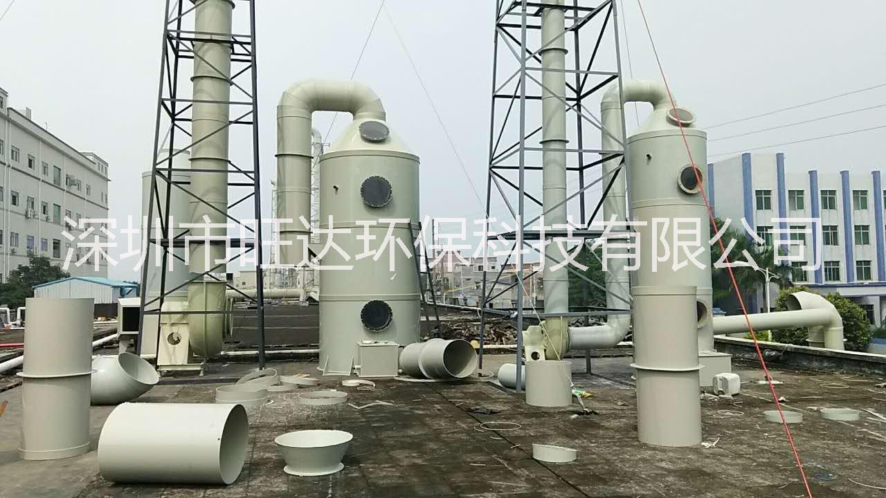 UV光解油烟净化器 废气处理成套设备报价 深圳活性炭吸附塔厂家图片