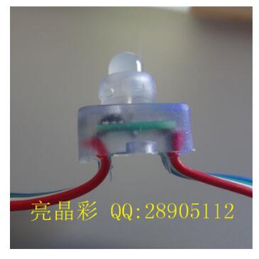 UCS1903方形全彩LED灯串外露灯冲孔字广告亮化灯屏幕墙灯轮廓LED图片