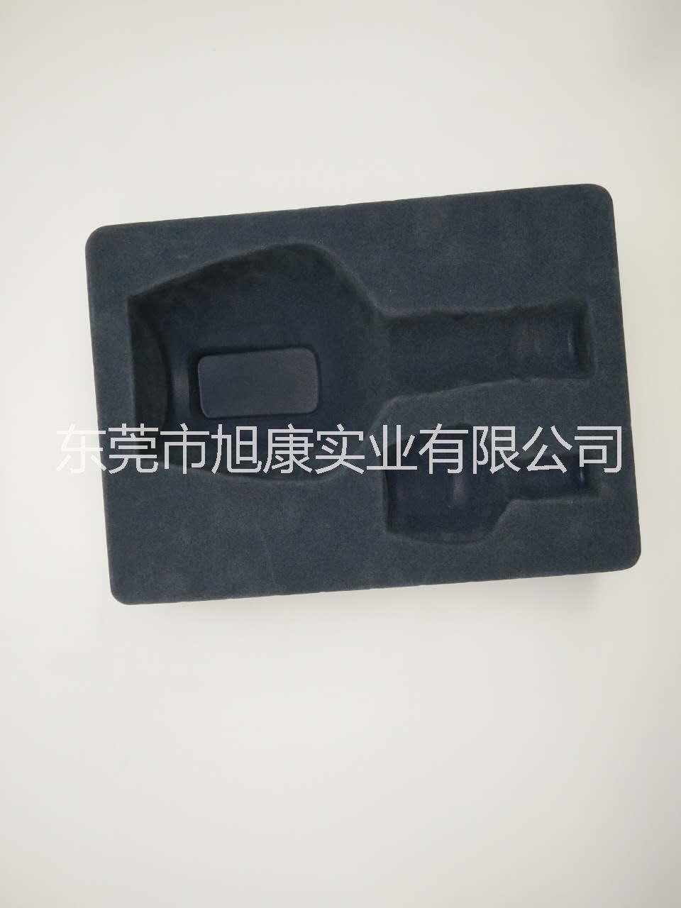 吸塑廠家定做環(huán)保PS植絨吸塑 紅酒禮盒內(nèi)襯托盤