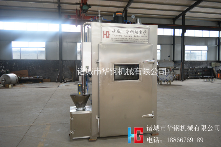 臘腸熏干設(shè)備,香腸煙熏爐圖片