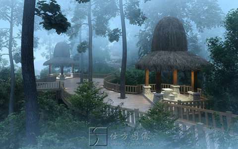 重慶做效果圖的公司仕方圖文設(shè)計(jì) 重慶建筑旅游規(guī)劃效果圖制作