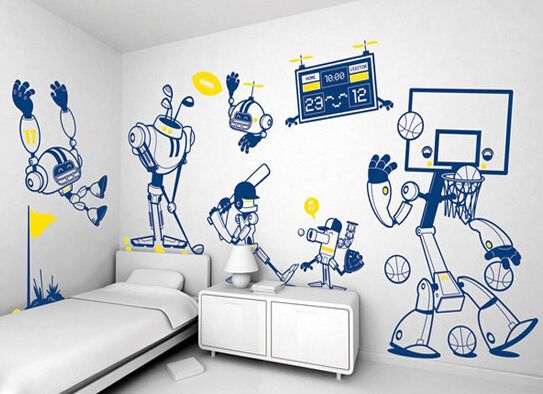 手繪墻圖片/手繪墻樣板圖 (2)