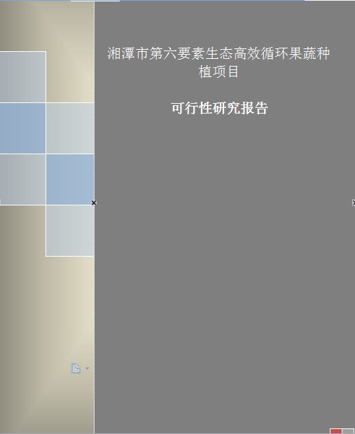 生態(tài)*循環(huán)果蔬種植項目可行性研