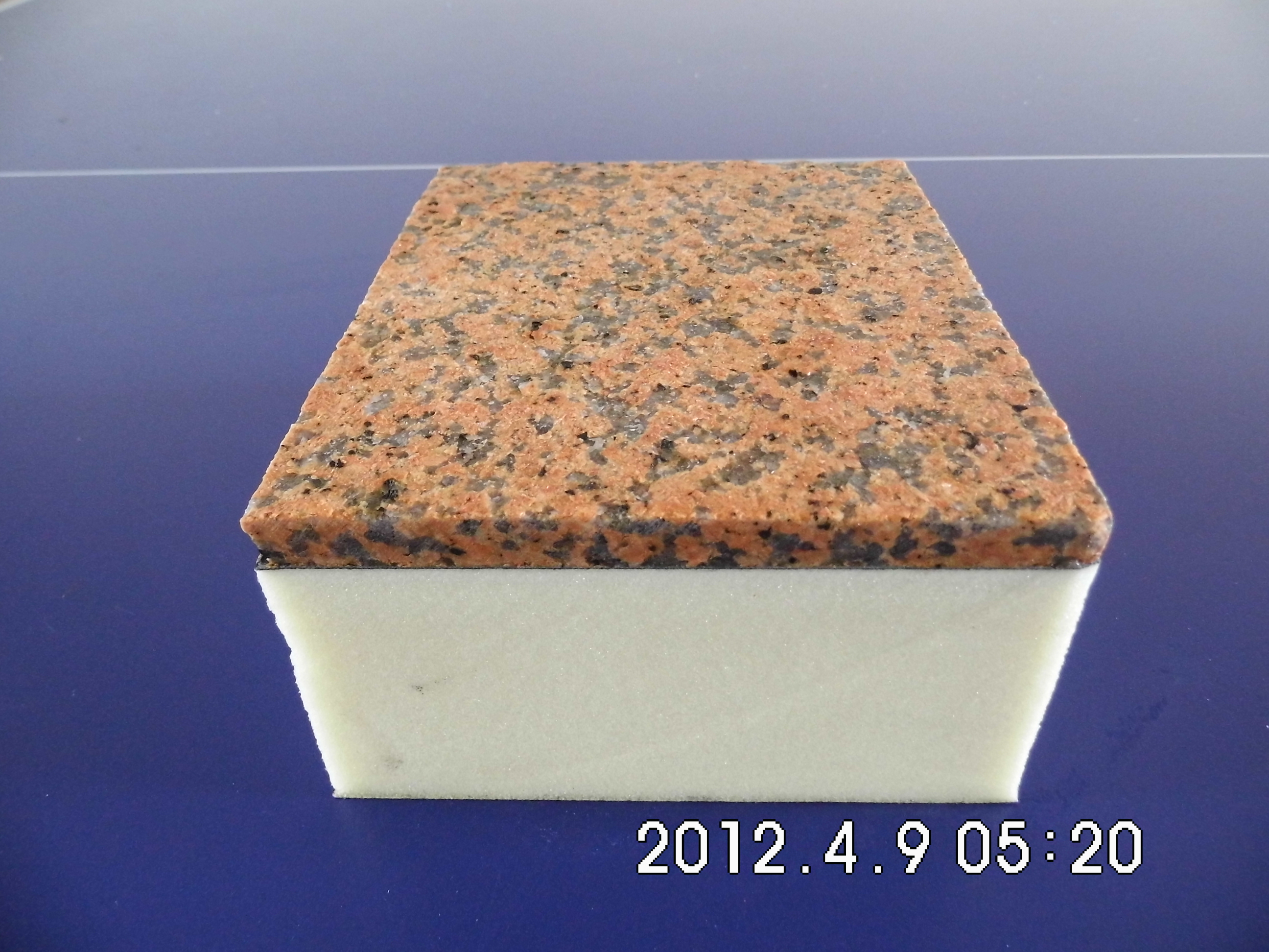 黃金麻花崗巖保溫一體化復(fù)合板（真圖片