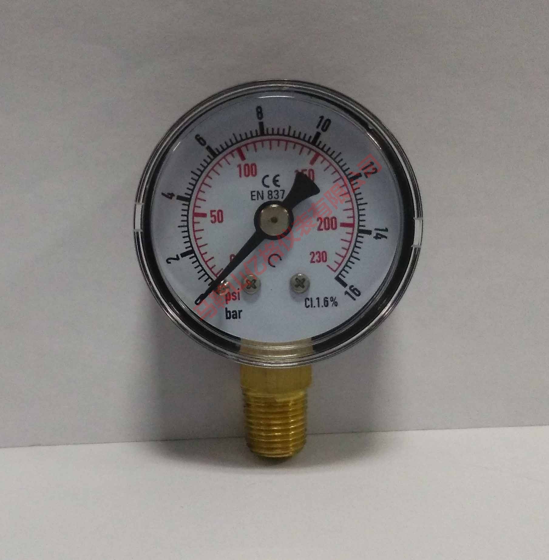 40徑向普通壓力表圖片