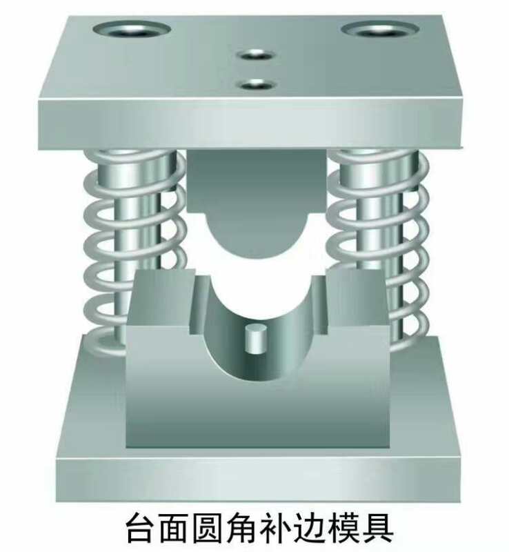 广东不锈钢橱柜设备厂家 供应不锈钢橱柜台面模具 台面圆角补边模具图片