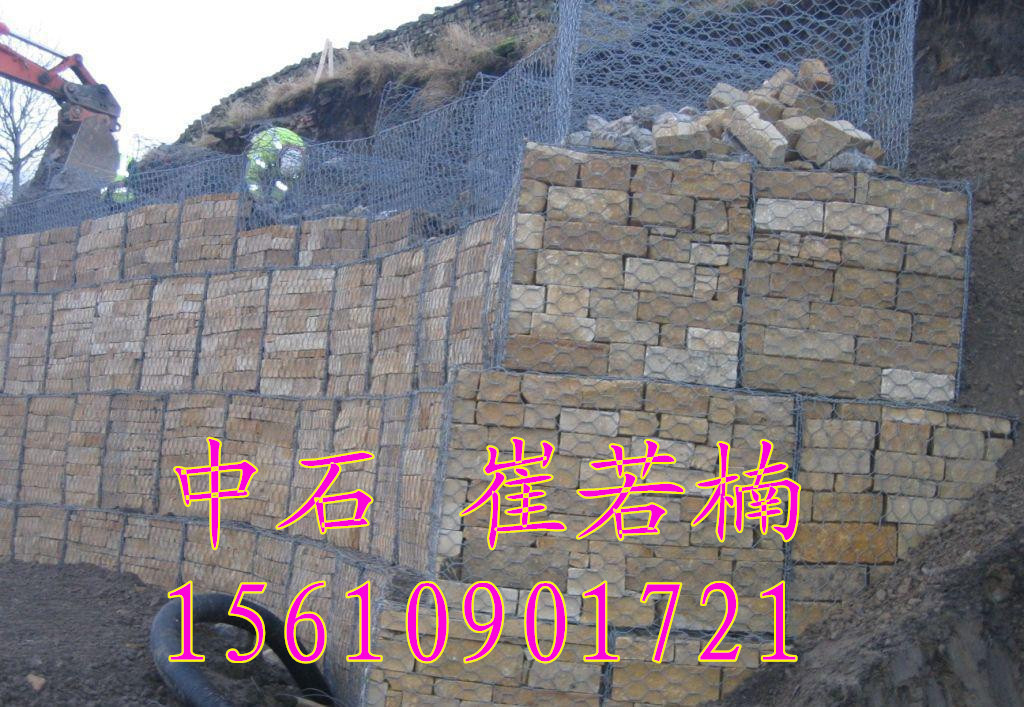 賓格石籠網(wǎng)箱擋墻 湖南河道防塵護(hù)岸格賓擋墻 防沖刷擋墻