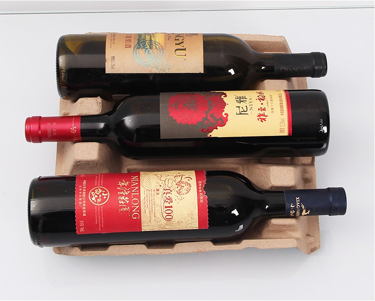 3瓶紅酒托6瓶紙漿酒托 防震紙托圖片/3瓶紅酒托6瓶紙漿酒托 防震紙托樣板圖 (1)