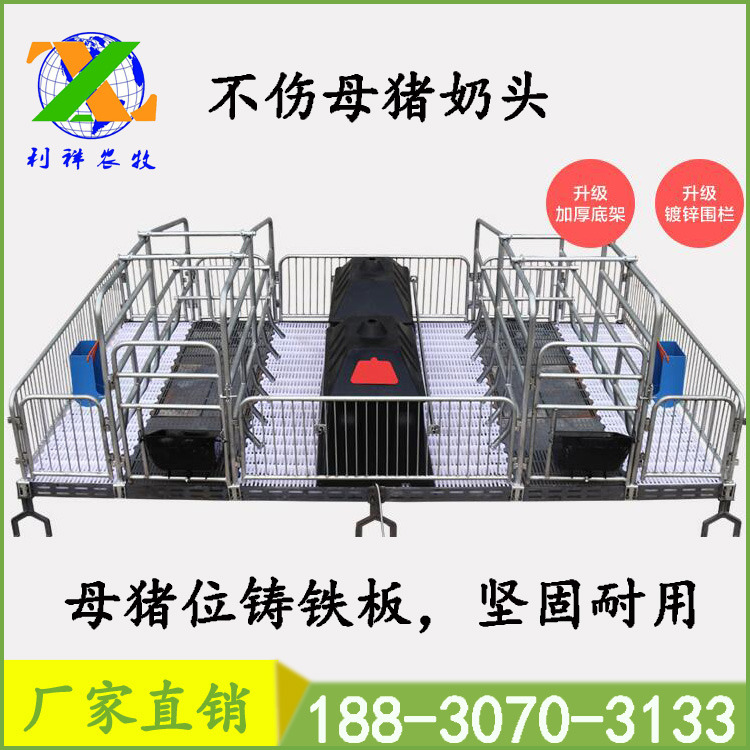 母豬產(chǎn)床廠家 母豬產(chǎn)床廠家直銷生產(chǎn)雙體豬產(chǎn)床豬用設(shè)備批發(fā)